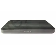 Матрас надувной флок. DURA-BEAM DOWNY AIRBED, 152х203х25см, встроенный ножной насос, 64763