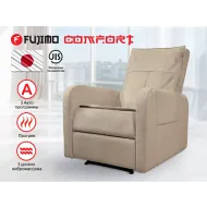 Массажное кресло реклайнер с механическим приводом FUJIMO COMFORT CHAIR F3005 FMF Ваниль (Sakura 4)