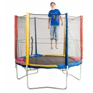 Батут Sundays Acrobat-D312 (с сеткой, разноцветный)