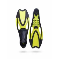 Ласты для плавания Atemi, р-р XXL (45-47), жёлтые, 272Y